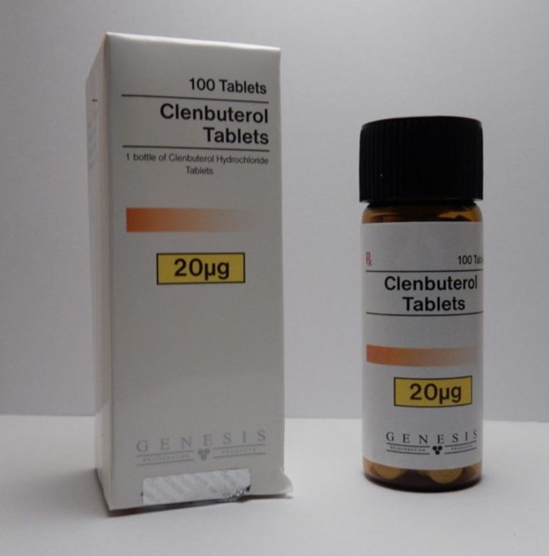 Clenbuterol Tablets Genesis, 100 tabs / 0.02mg